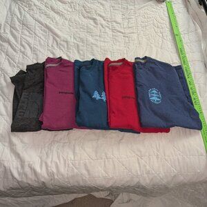 💙Patagonia The North Face Lot of 5 T-Shirts Men M Size Medium GUC Slim